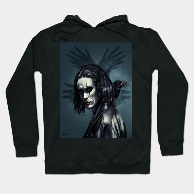 Brandon Lee Hoodie by Artofokan